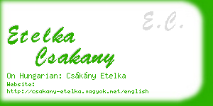 etelka csakany business card